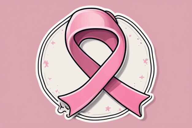 magico nastro rosa donna con cancro al seno