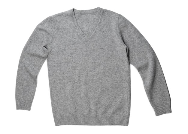 Maglia in lana grigia