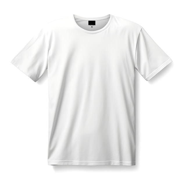Maglietta a collo di graphic tee crew indossata da un manichino maschile Maglietta Bla White Blank Clean Design