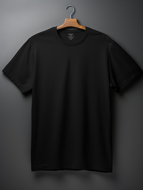 maglietta nera vuota