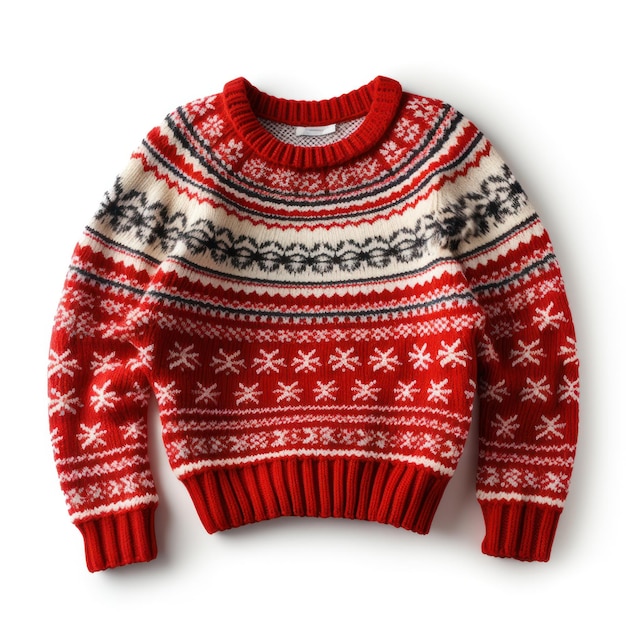 maglione divertente di Natale isolato