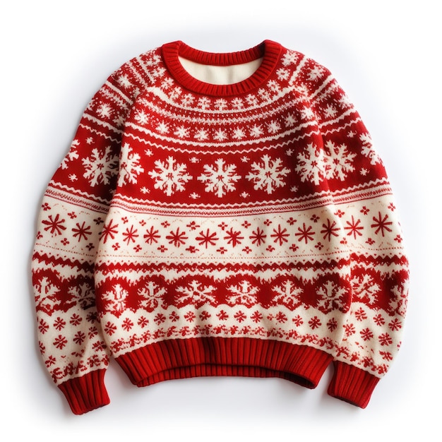 maglione divertente di Natale isolato