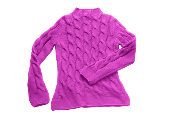 maglione rosa con motivo (contiene tracciato di ritaglio)