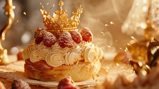 Magnificent Golden Crown Pastry (magnificente pasticceria della corona d'oro)