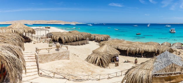 Mahmya Beach sull'isola nel Mar Rosso, in Egitto