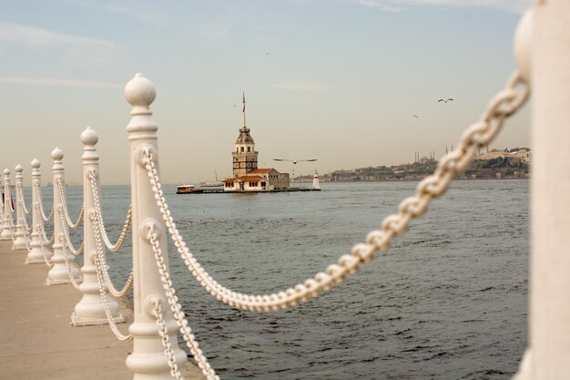 Maiden's Tower situata nel Bosforo