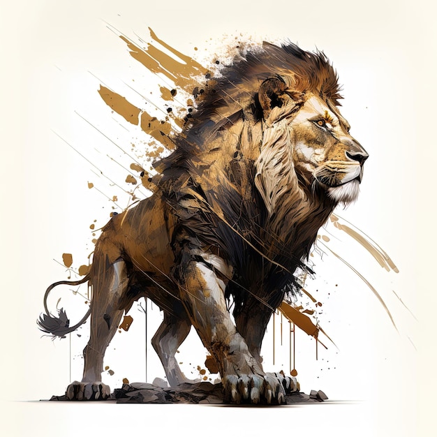 Majestic Lion Un adorabile jeans in stile Yoji Shinkawa