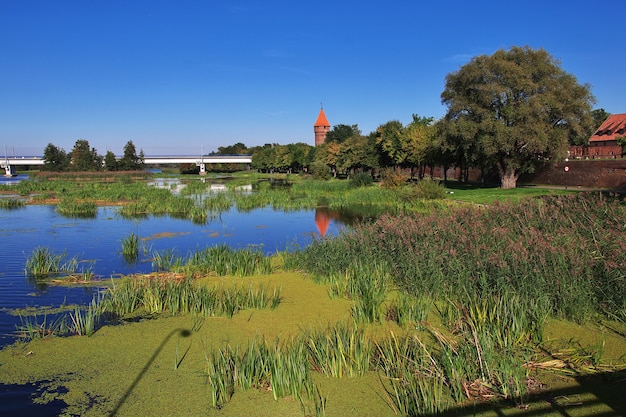 Malbork è il castello dei crociati in Polonia