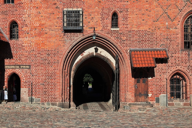 Malbork è il castello dei crociati in Polonia