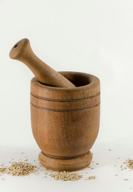 malta di legno con semi aromatici organici