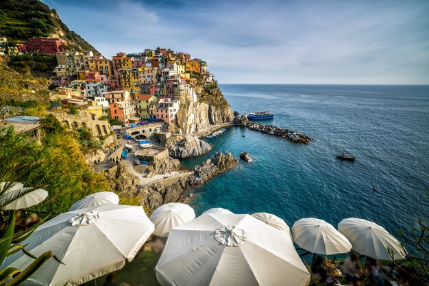 Manarola, Cinque Terre Coast of Italy.