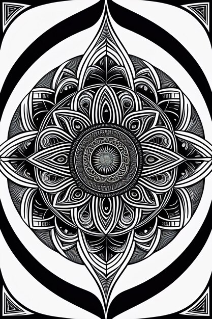 Mandala design sfondo islamico e immagine gratuita Mandala