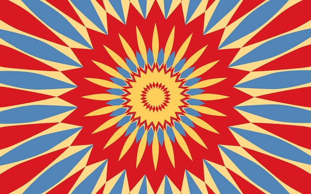 mandala di sfondo colorato