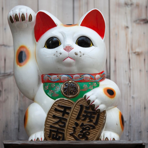 Manekineko è anche conosciuto come gatto fortunato