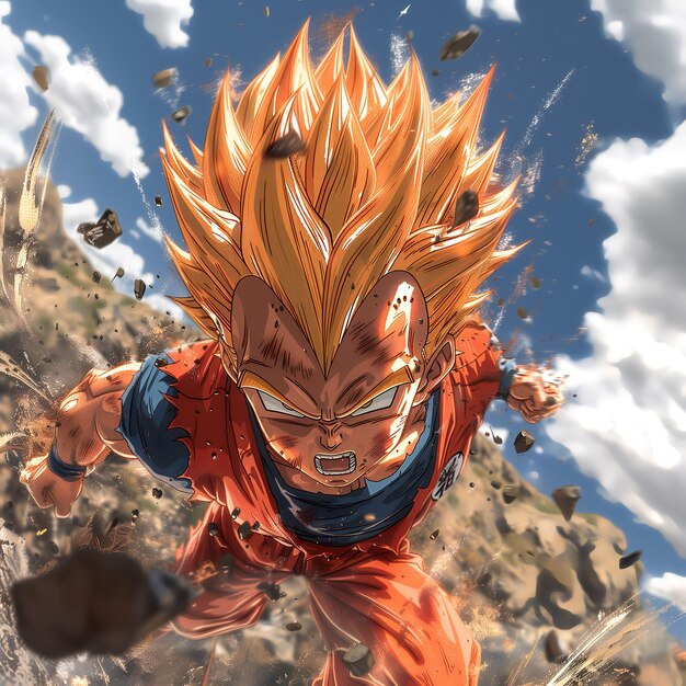 Manga Dragon Ball Z in azione