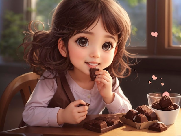 mangiare cioccolato