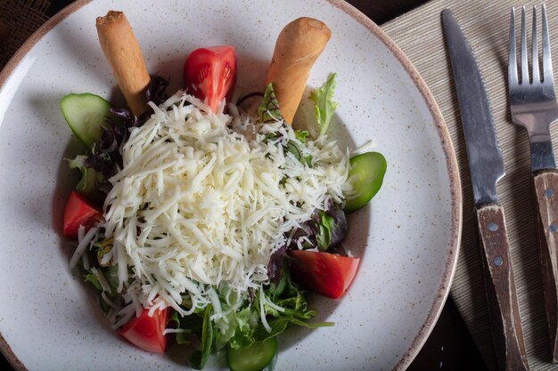 Mangiare sano dieta cucina vegetariana e concetto di cucina da vicino