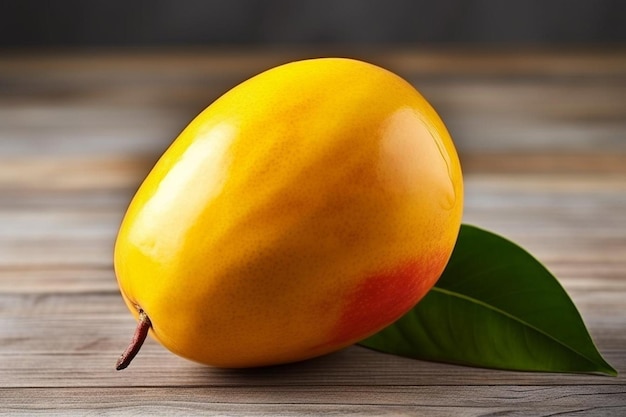 Mango fresco maturo su superficie bianca pulita Fotografia di mango