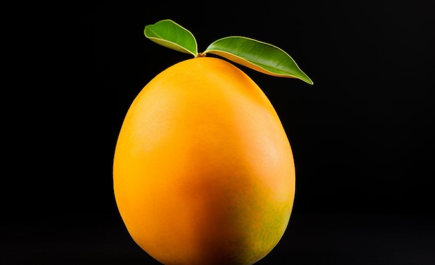 Mango maturo con gocce d'acqua