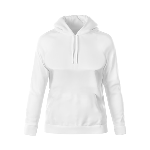 manichino invisibile di forma naturale del modello della donna della giacca a vento bianca isolato su uno sfondo bianco