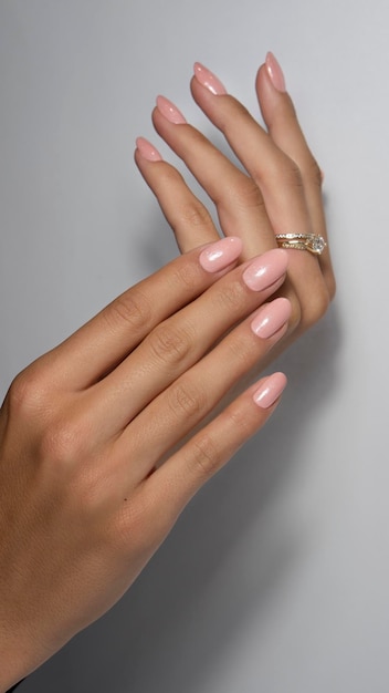 Manicure per nail art nude