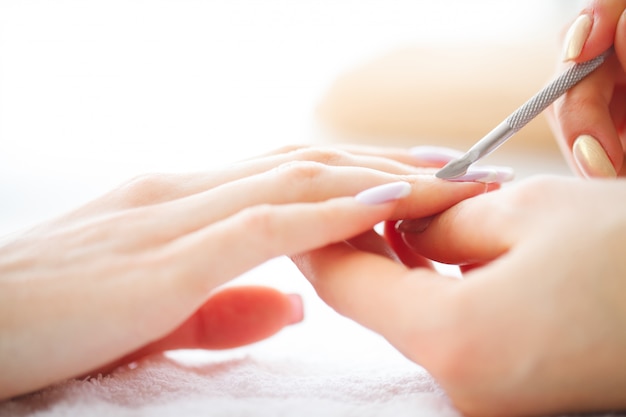 Manicure SPA, french manicure presso spa salon,