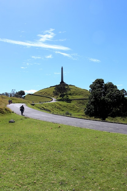 Maori del parco della città del paesaggio di One Tree Hill Park Auckland