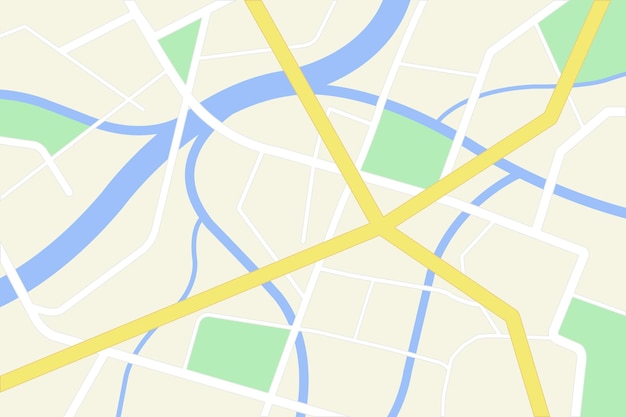 Mappa città strada cartografia di direzione icona strada città distretto modello geografia o viaggio piano di navigazione centro e posizione gps luogo simbolo sullo sfondo del sistema di navigazione percorso di trasporto del navigatore.