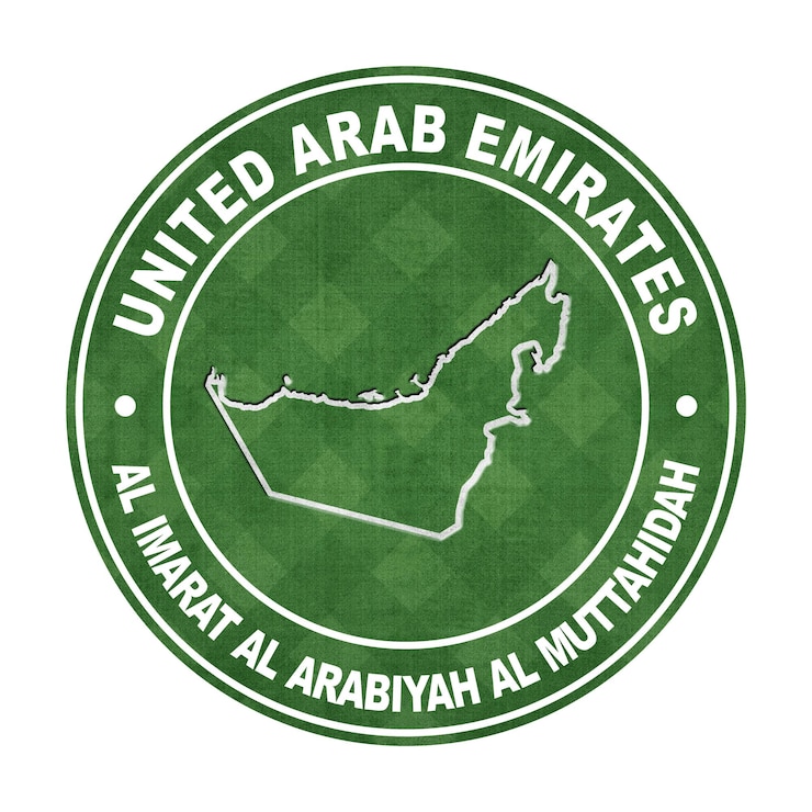 Foto mappa dei campi da calcio degli emirati arabi uniti