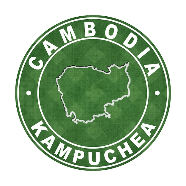 Mappa del campo di calcio della Cambogia