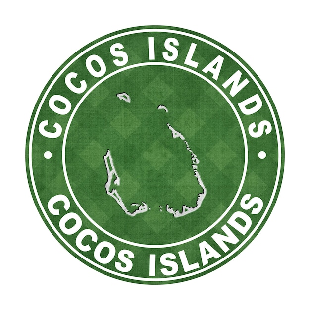 Mappa del campo di calcio delle Isole Cocos