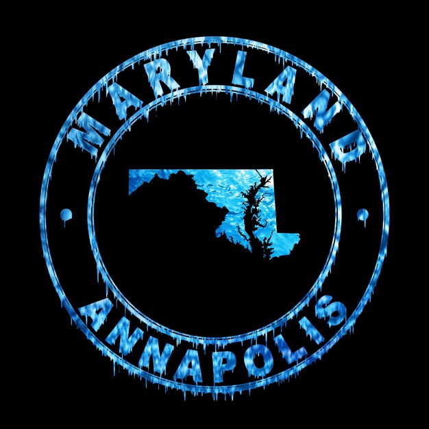 Mappa del concetto di Maryland Water