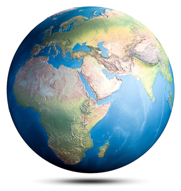 Mappa del globo terrestre