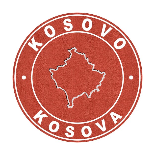 Mappa del percorso di taglio del campo da tennis del Kosovo