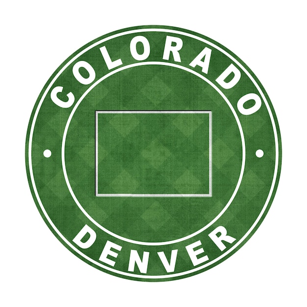 Mappa del percorso di taglio del campo di calcio del Colorado