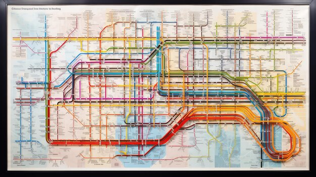 Mappa della metropolitana di New York