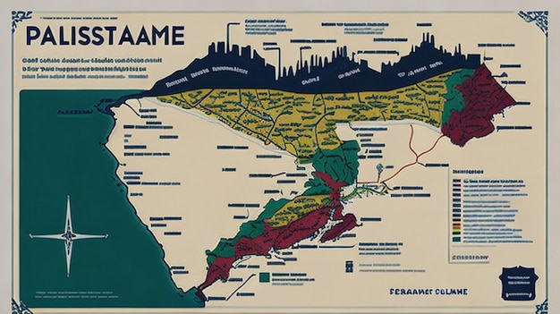 Mappa della Palestina