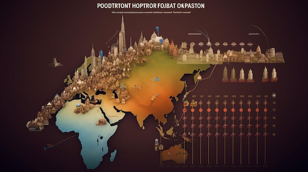 Mappa della popolazione mondiale