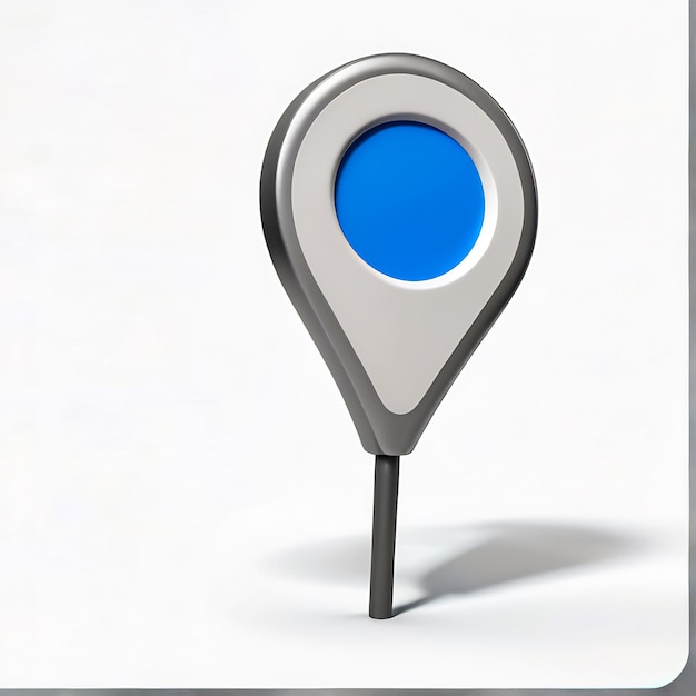 mappa puntatori 3d gps icona pin marcatore posizione