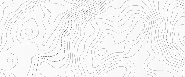 mappa topografica a più colori