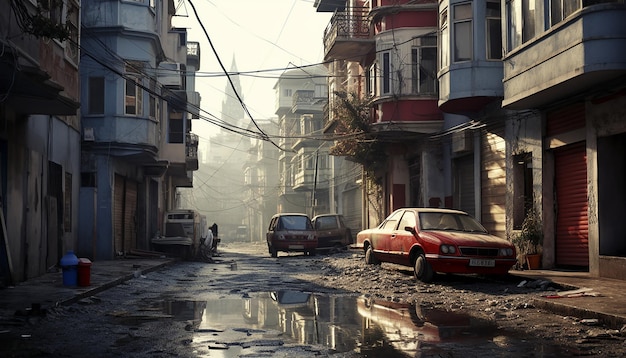 Mappatura del progetto su Istanbul cool abiance ngiht girato iperrealismo foto girato realistico