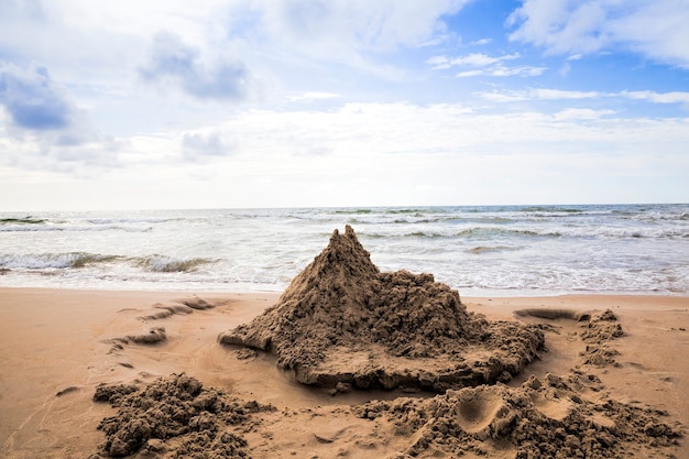 Mar Baltico e la costa ad agosto