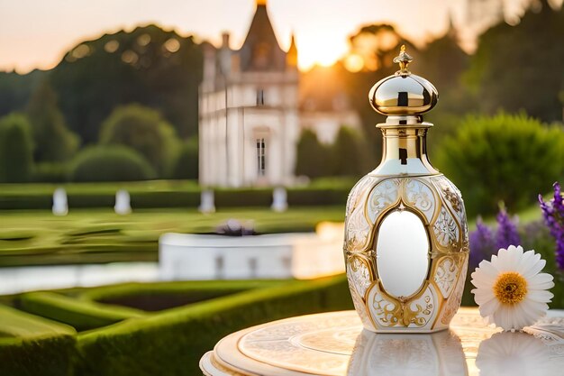 marchio di profumi di lusso castello francese stile barocco marchio di cosmetici