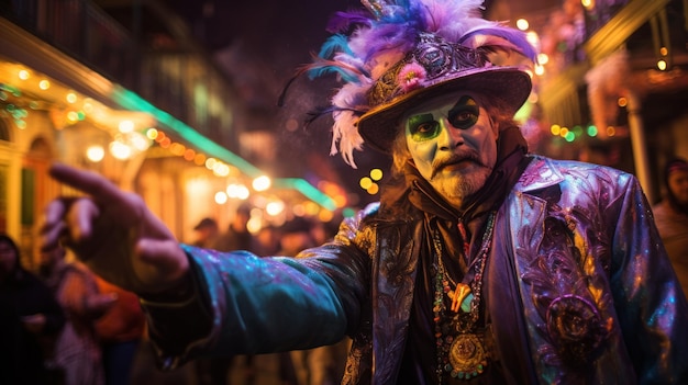 Mardi Gras New Orleans Stati Uniti Il Mardi Gras noto anche come Martedì Grasso è una celebrazione carnevalesca con sfilate musicali e