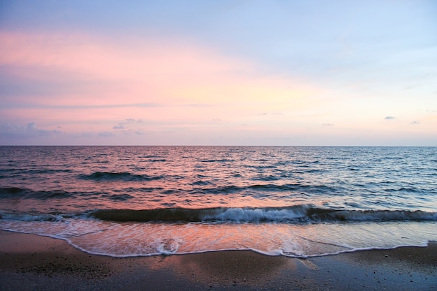 Mare al tramonto