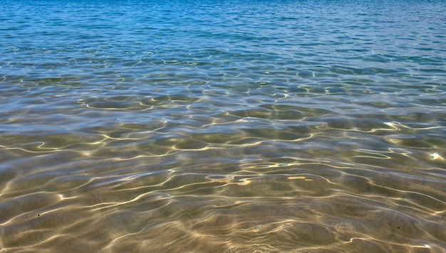 Mare astratto o increspato sfondo texture acqua calma superficie dell'acqua con schizzi e onde