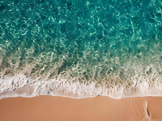 Mare e fondo d'onda calma