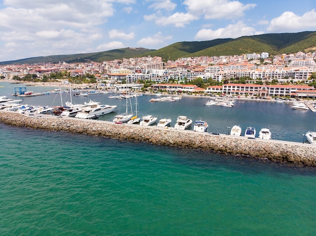 Marina del porto marittimo di Sveti Vlas in Bulgaria