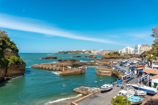 Marina di Biarritz in un pomeriggio d'estate