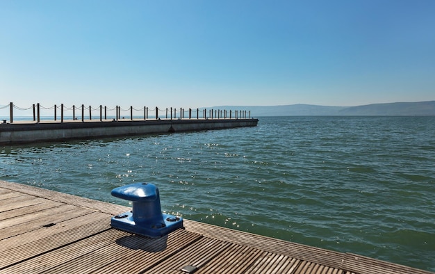 Marina sul Mar di Galilea in Israele